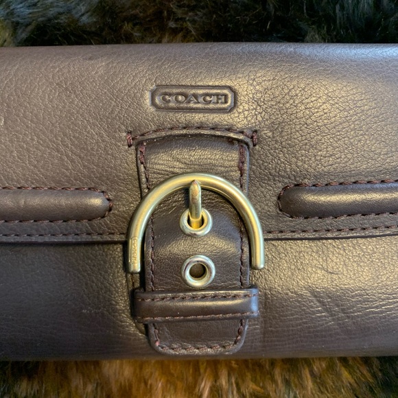 💥Final Price Cut💥 Coach Brown Leather Wallet - Picture 2 of 8